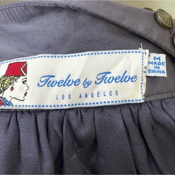 Twelve by Twelve Studded Tulle Layered Skirt M - Picture 4 of 5